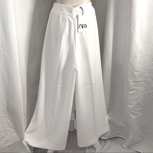 Zara - White Dress Pants - Size L - NWT